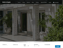 Tablet Screenshot of hotellapergola.com